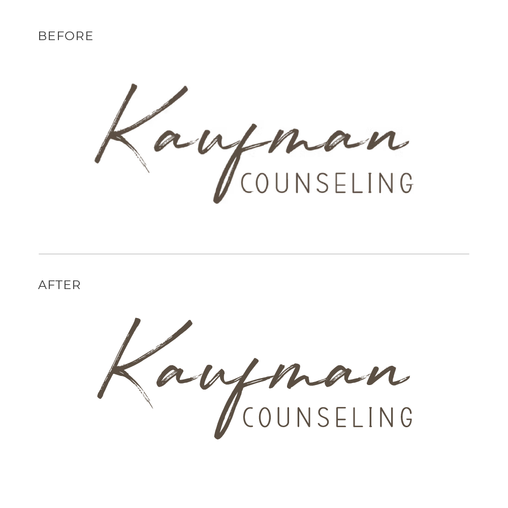  Reason: Original designer ghosted the client and never provided vectorized files. 