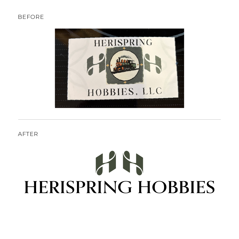  Reason: Undefined logo existed only on an old business card. 