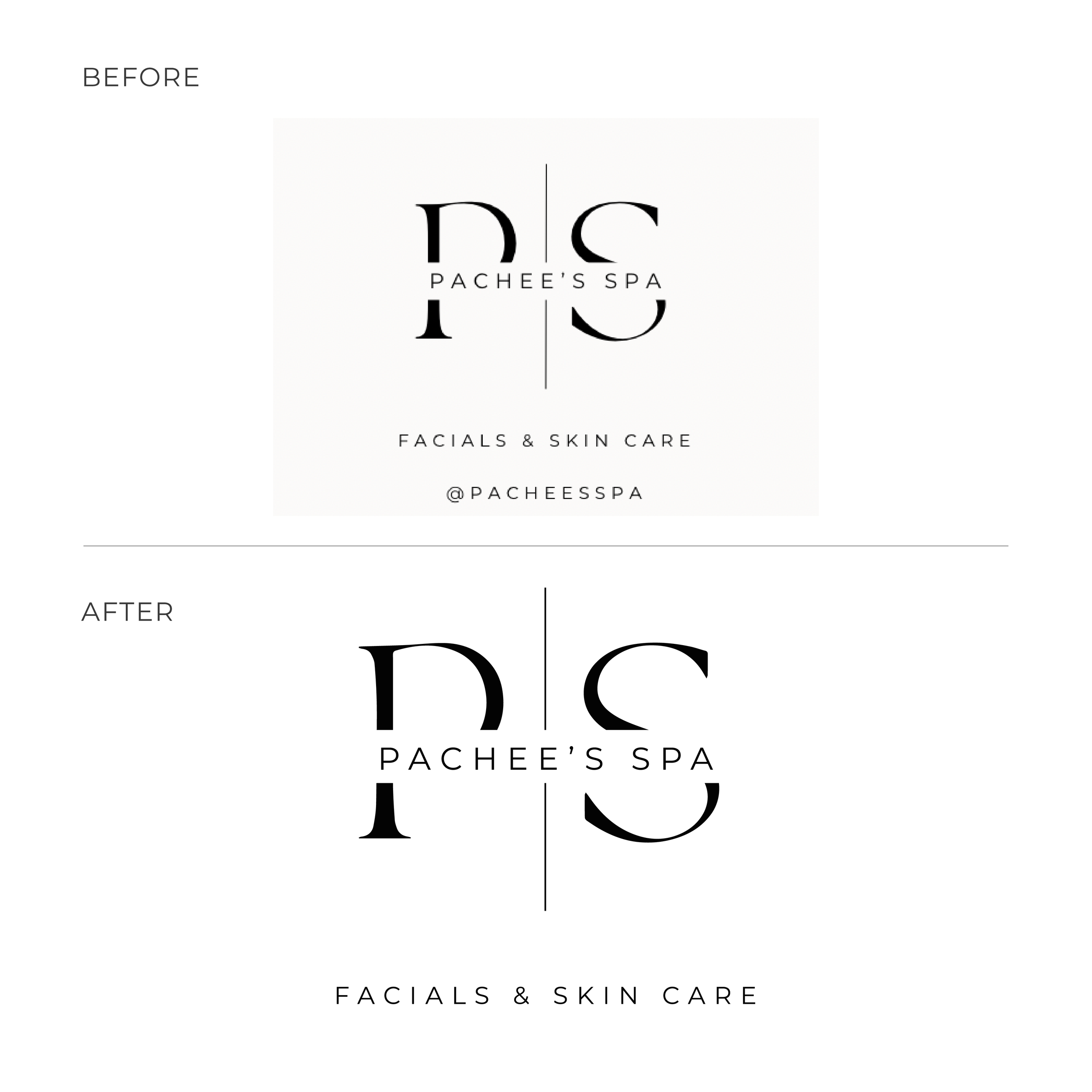  Reason: Original logo made on Canva and proper files not accessible. 