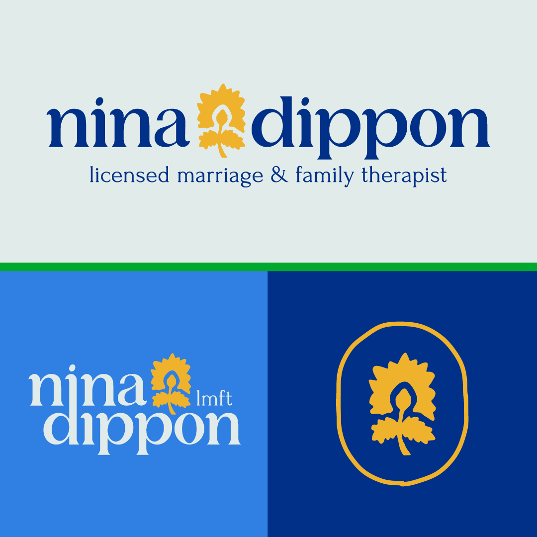 nina dippon logo design brand identity design kat fox design scranton pennsylvania