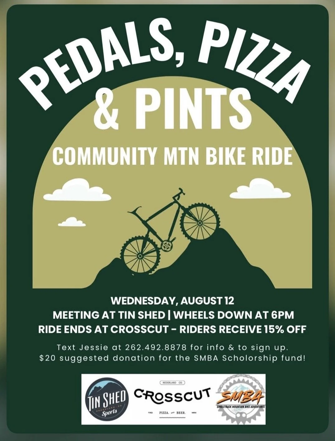 Pedals, Pizza &amp; pints