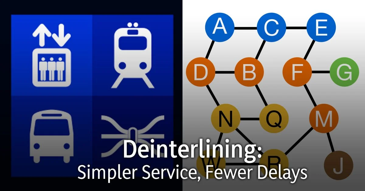 Deinterlining: Simpler Service, Fewer Delays