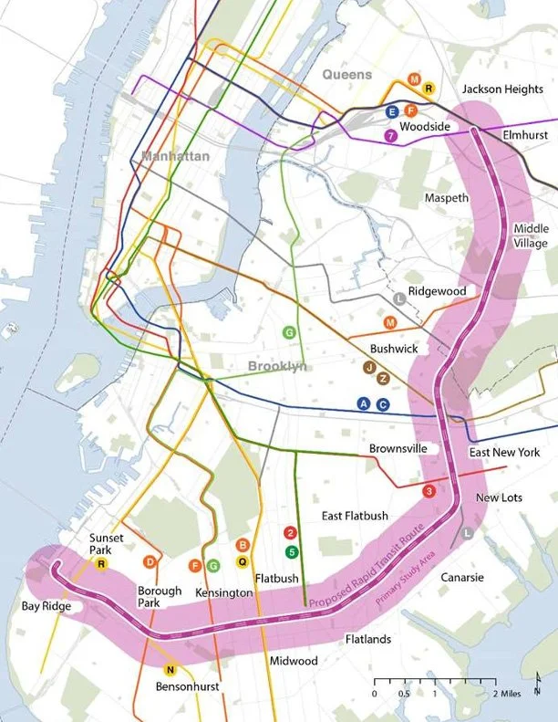 Map of the IBX Project Area