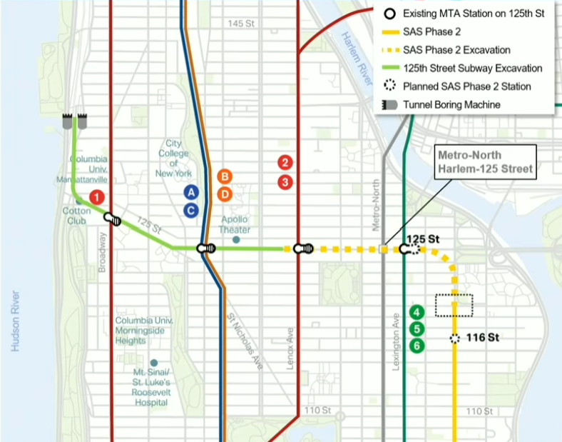 Image of tail tracks proposed to 137 St.