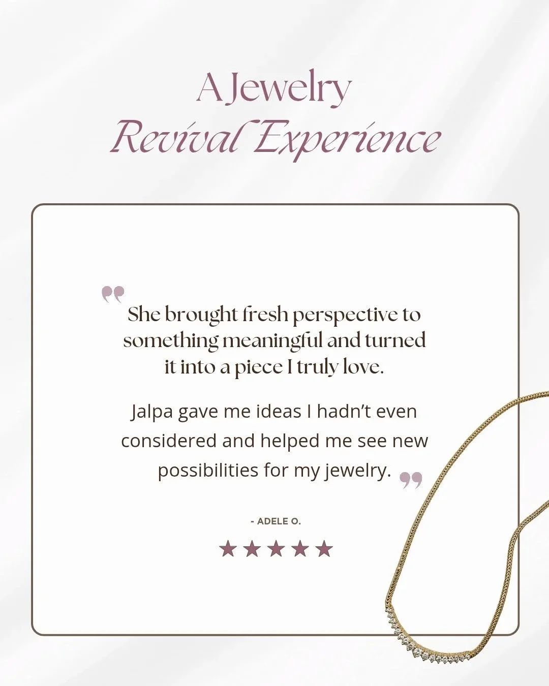 A fresh perspective can completely transform something meaningful into a piece you truly love ✨

Jewelry revival, reimagined with intention.

#JewelryRevival #CustomJewelry #HeirloomJewelry #JewelryTransformation #FineJewelry