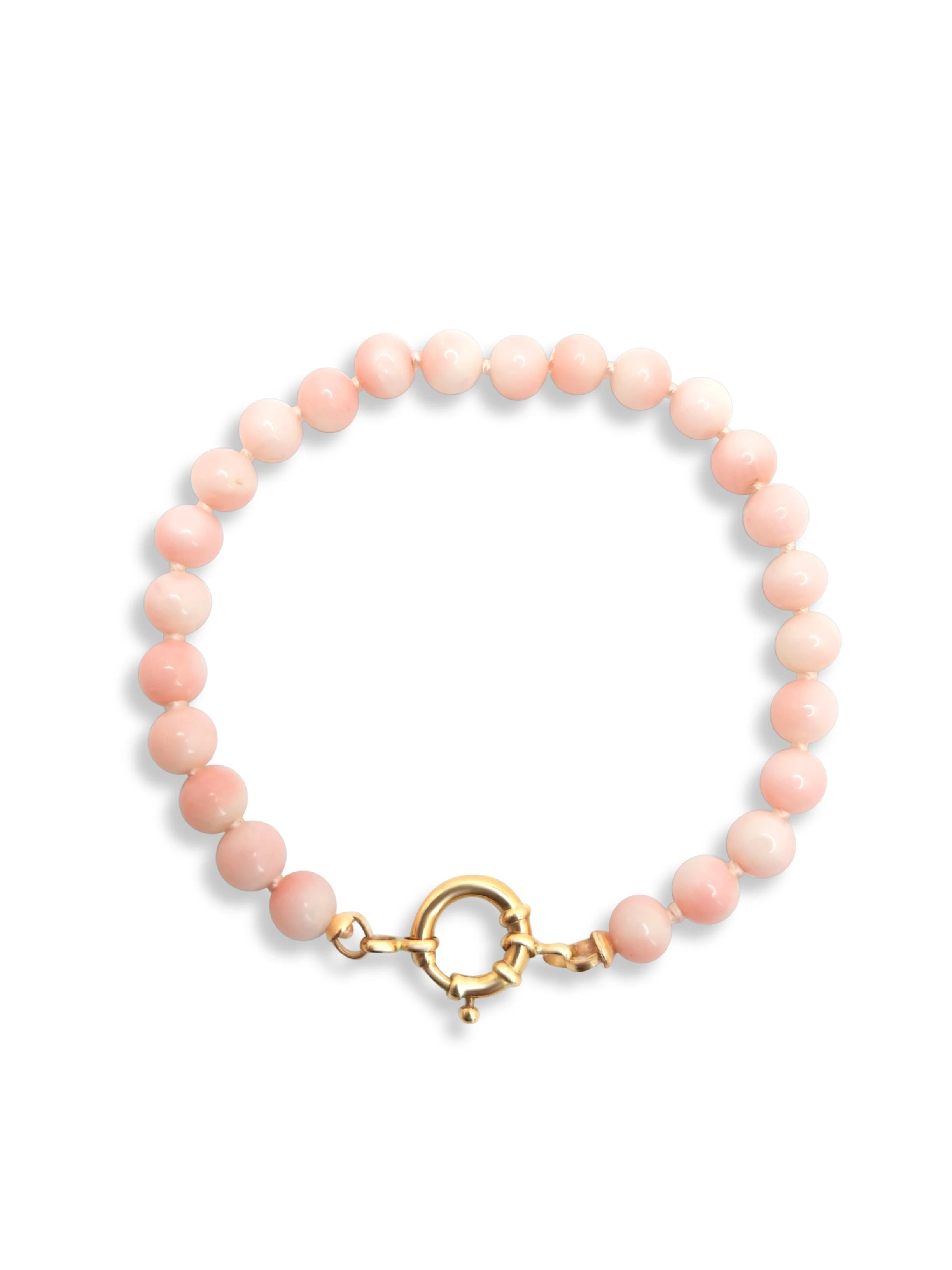 Beaded Bracelet with Enhancer Charm Clasp