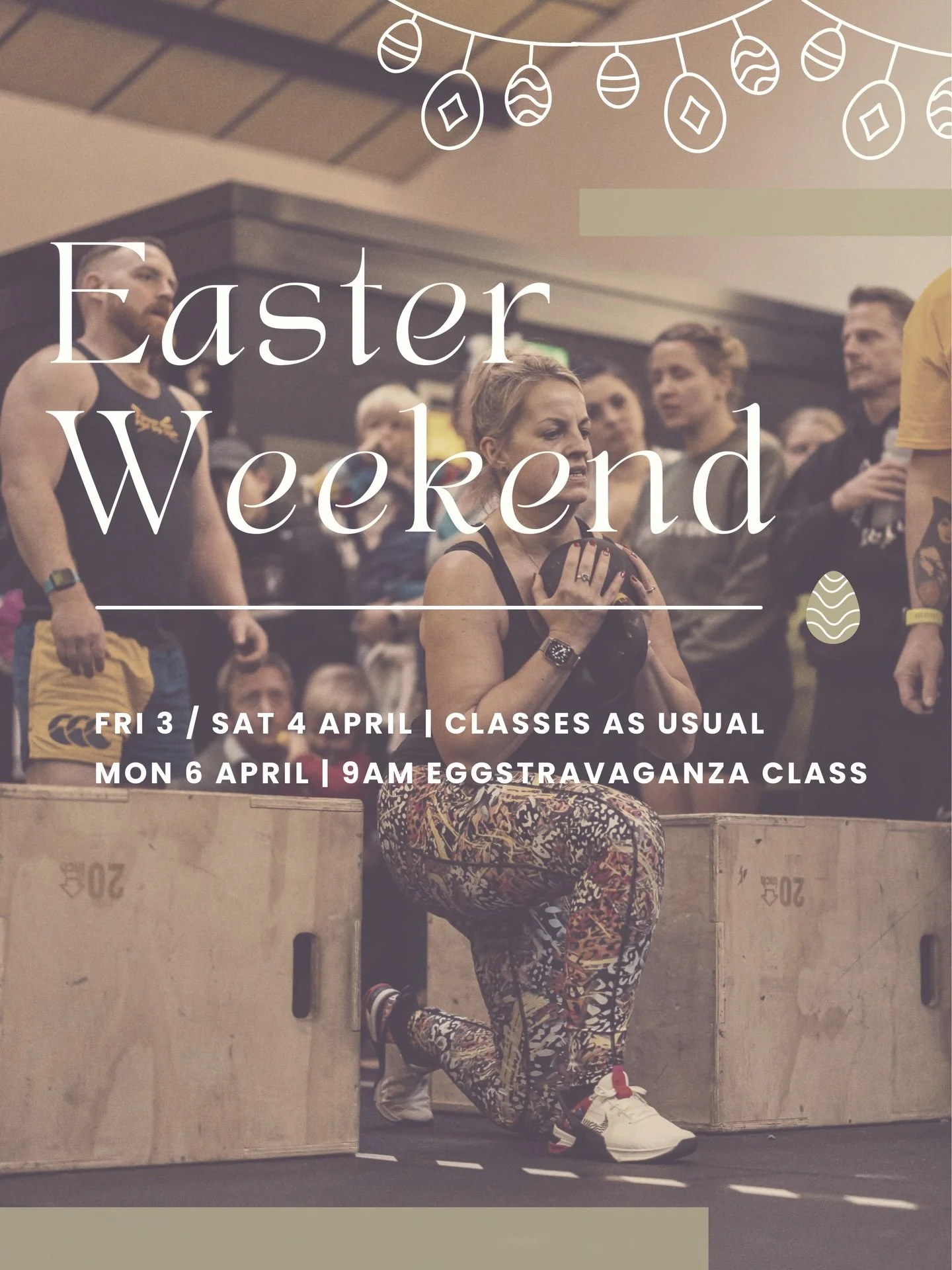 .
🐣 BANK HOLIDAY MONDAY 9AM

We&rsquo;ve got something planned.

It involves teams. Probably a bit of chaos. Some searching &amp; definitely a heap of type two fun because what better way to celebrate chocolate season riiiight?!

Classes are normal 