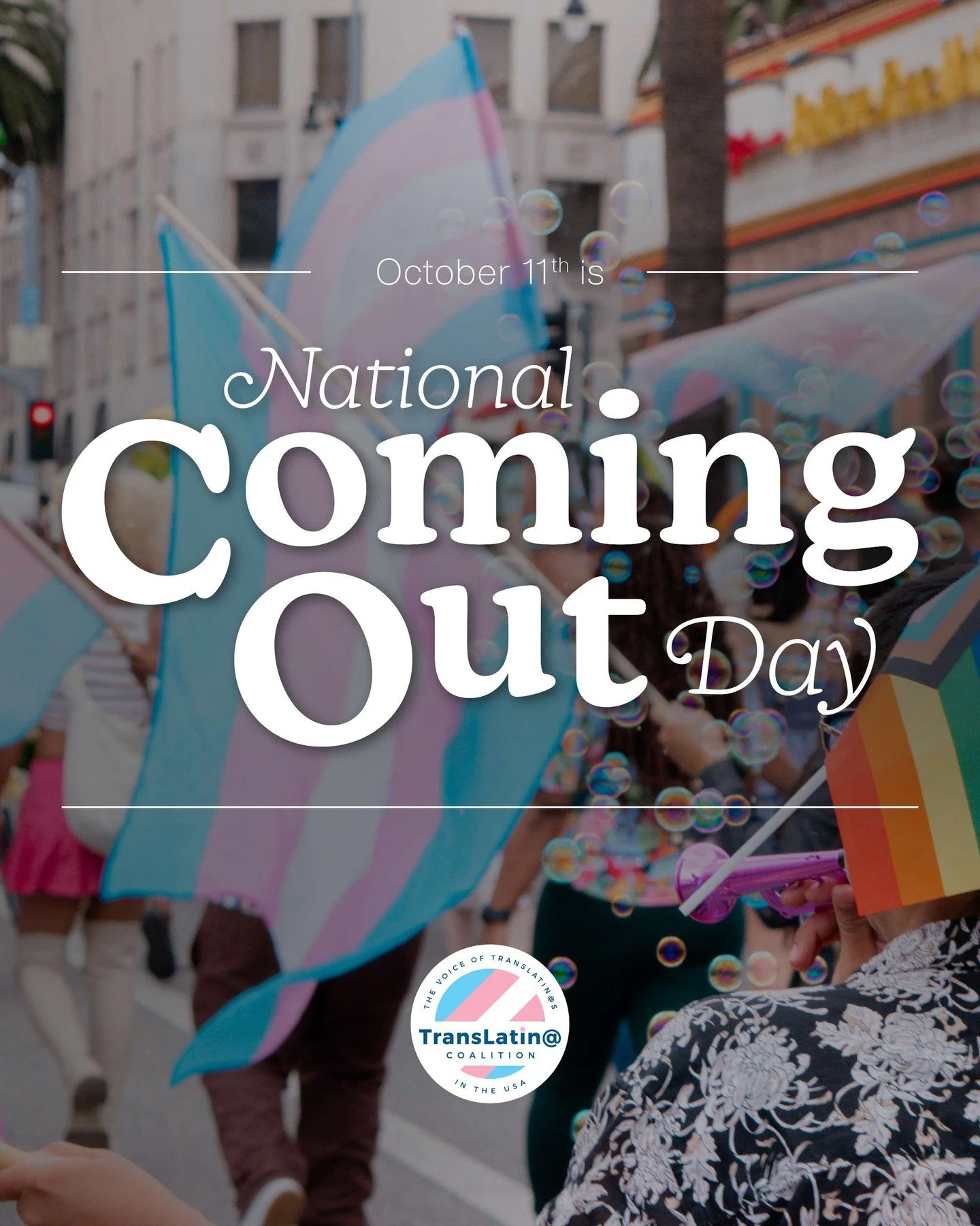 🏳️&zwj;⚧️ Happy National Coming Out Day! 💜

Today, we celebrate the courage it takes to live your truth  whether you&rsquo;ve come out, are thinking about it, or choose not to. There&rsquo;s no timeline, no rulebook, and no &ldquo;right&rdquo; way 