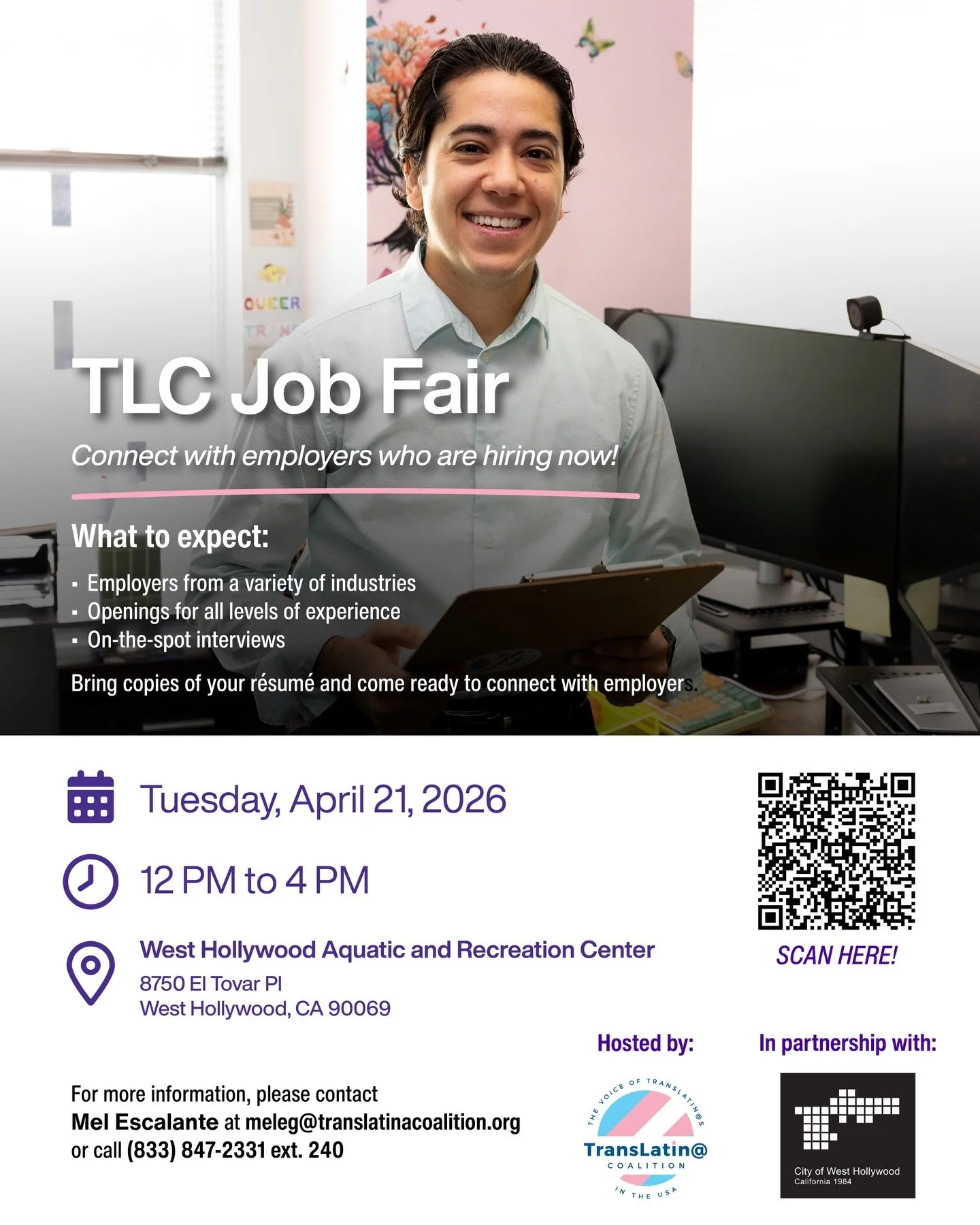 Ready to level up your career? 💼✨

Join us at the TLC Job Fair and connect with employers who are hiring NOW! Whether you&rsquo;re just starting out or bringing years of experience, there&rsquo;s an opportunity waiting for you.

✔️ Multiple industri