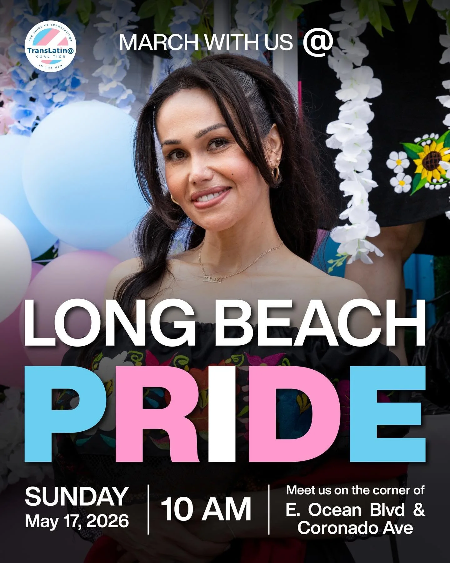 ✨&nbsp;**IT&rsquo;S PRIDE SEASON, LBC!**&nbsp;✨ &iexcl;Lleg&oacute; el momento de brillar! 🌈

We are so excited to invite our community to join the&nbsp;TransLatin@ Coalition&nbsp;at the 43rd Annual&nbsp;Long Beach Pride Parade. There is nothing lik