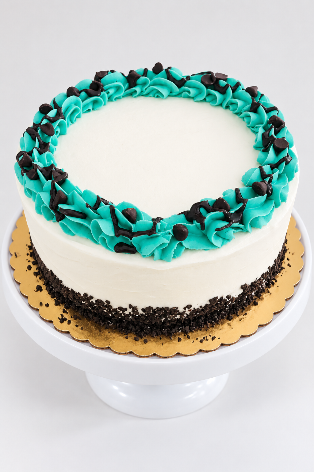 Vanilla Ice Cream with Brownie Layer
