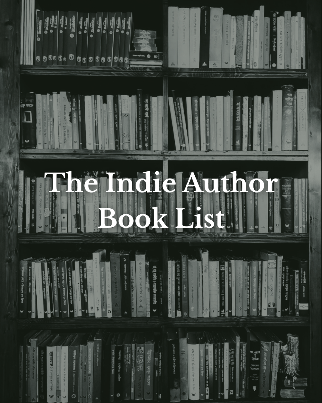 Indie Author Book List