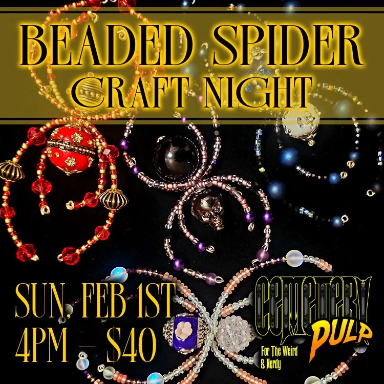 Beaded Spider Craft Night with Audra
