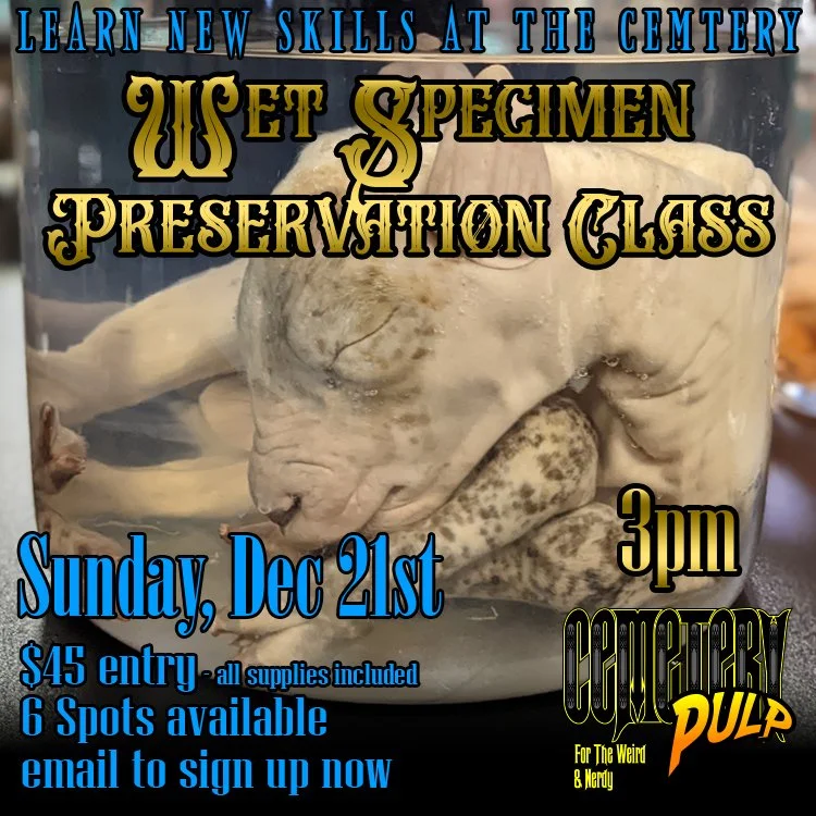 Wet Specimen Preservation class