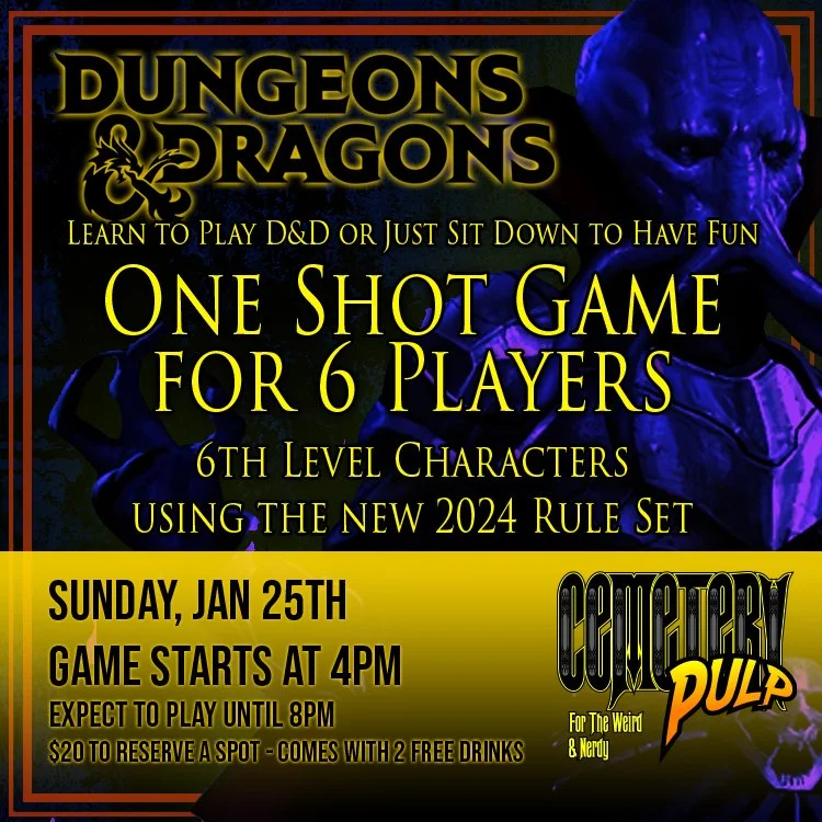 D&amp;D One Shot - All Players Welcome, 6 Spots Available