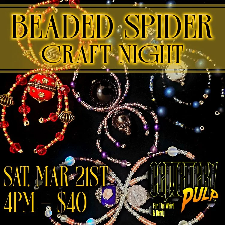 Beaded Spider Craft Night with Audra