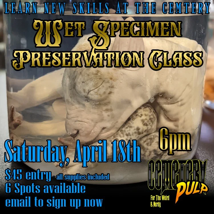 Wet Specimen Preservation class