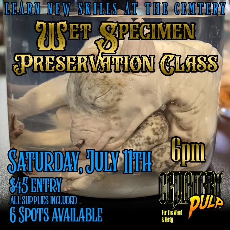 Wet Specimen Preservation class