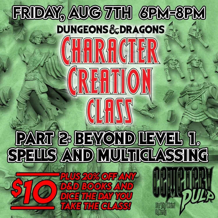 D&amp;D Character Creation Class - Part 2
