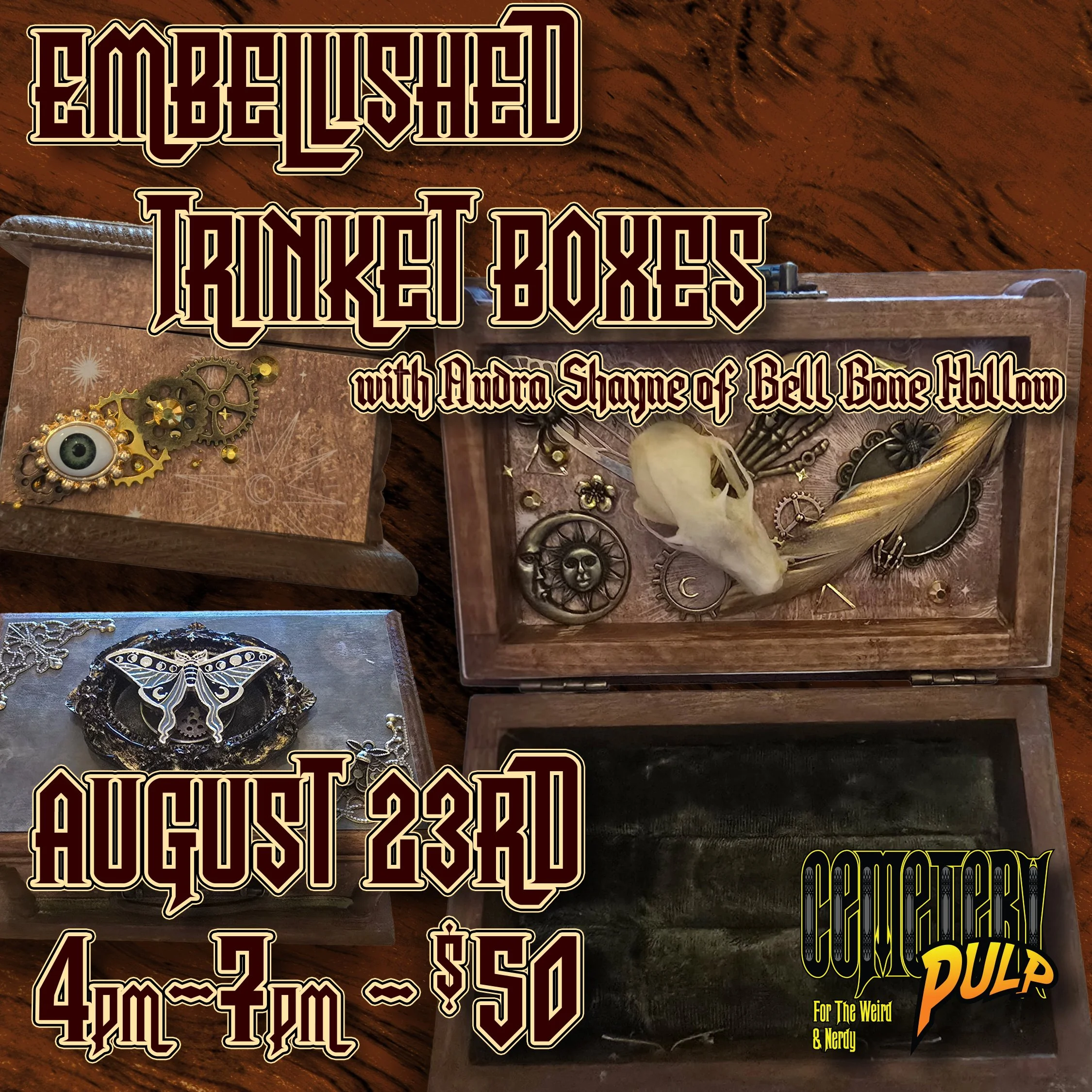 Embellished Trinket Boxes with Audra Shayne