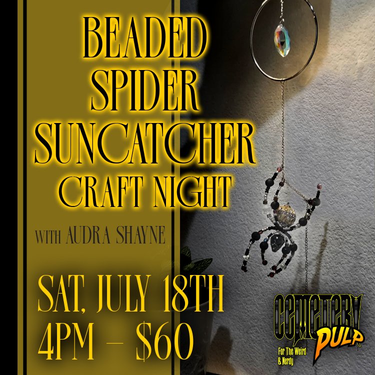 Beaded Spider Suncatcher Craft Night with Audra Shayne