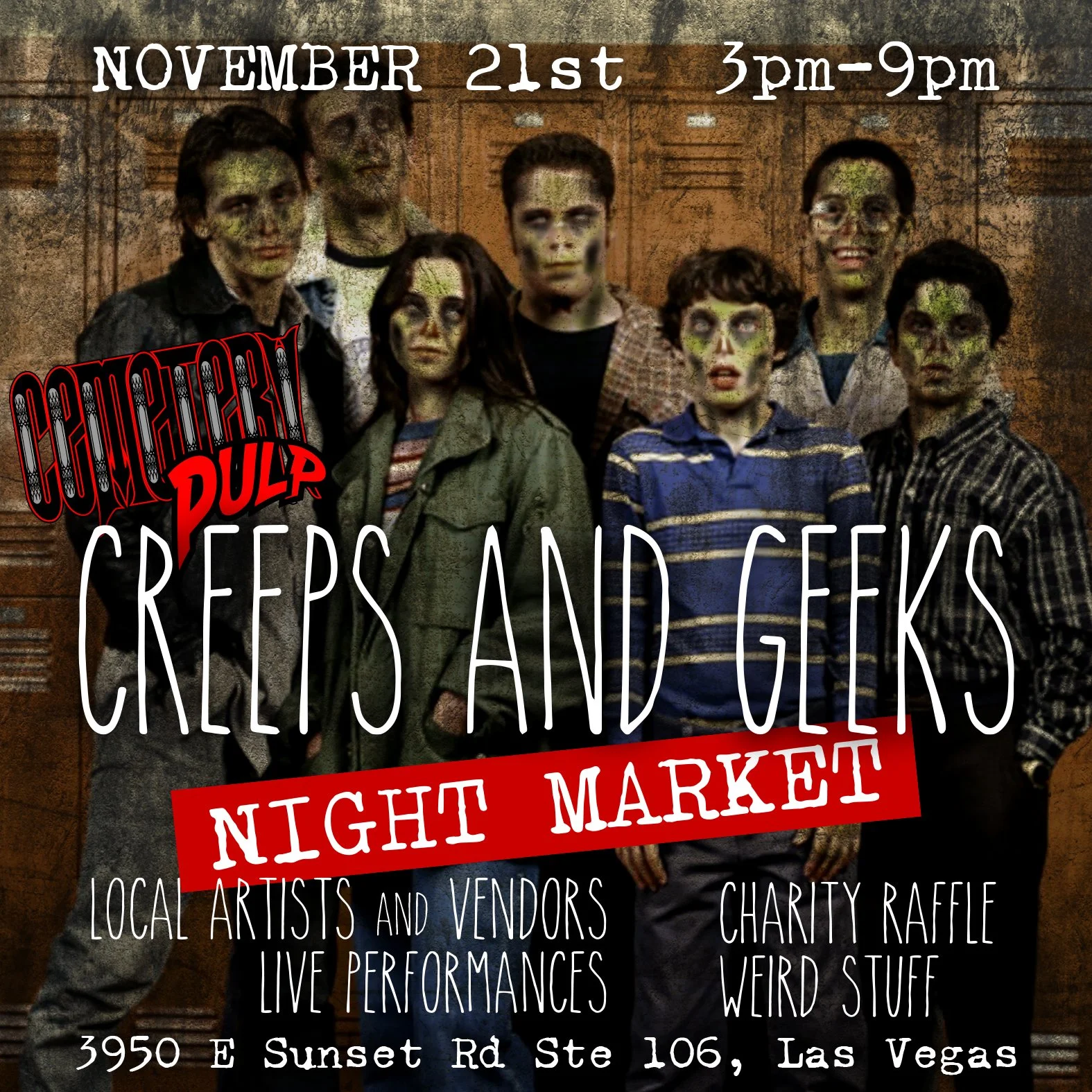 Creeps and Geeks Night Market!