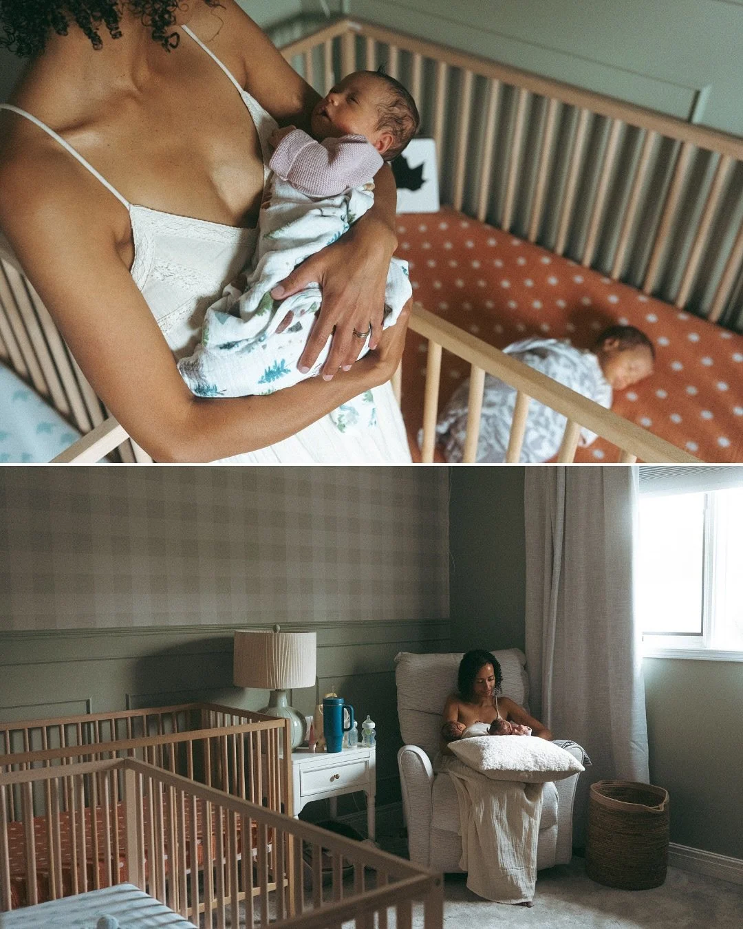 Rebecca&rsquo;s Twins 💕 

The first set of twins I&rsquo;ve ever photographed. Rebecca and her husband, Adrian, invited me back into their home to document the early days when their family of three became five. I lovee to witness to the shift betwee