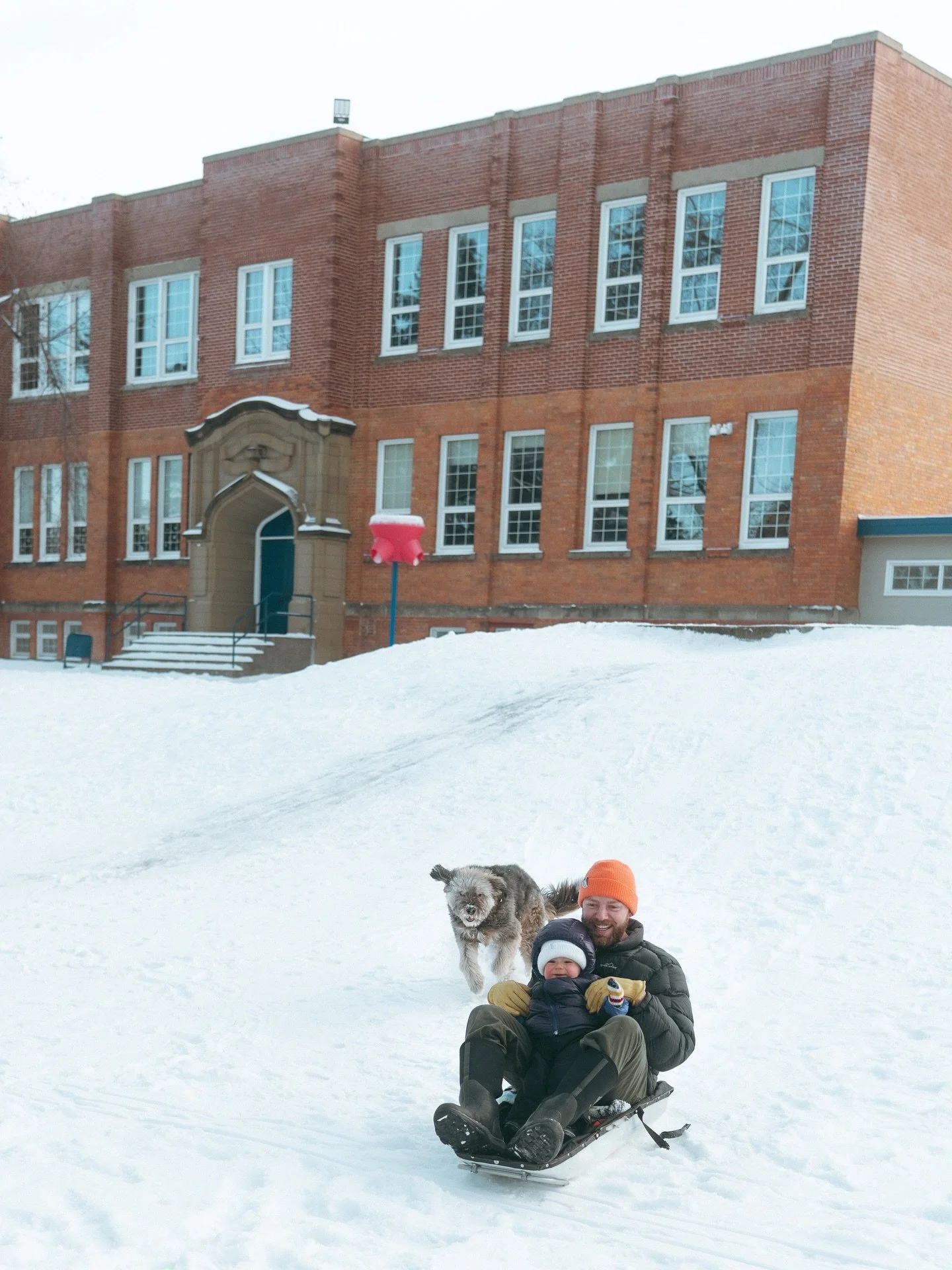 Oli&rsquo;s first sled adventure! Evie loved it too. Being a parent is the best job in the whole wide world. 😭😭😭