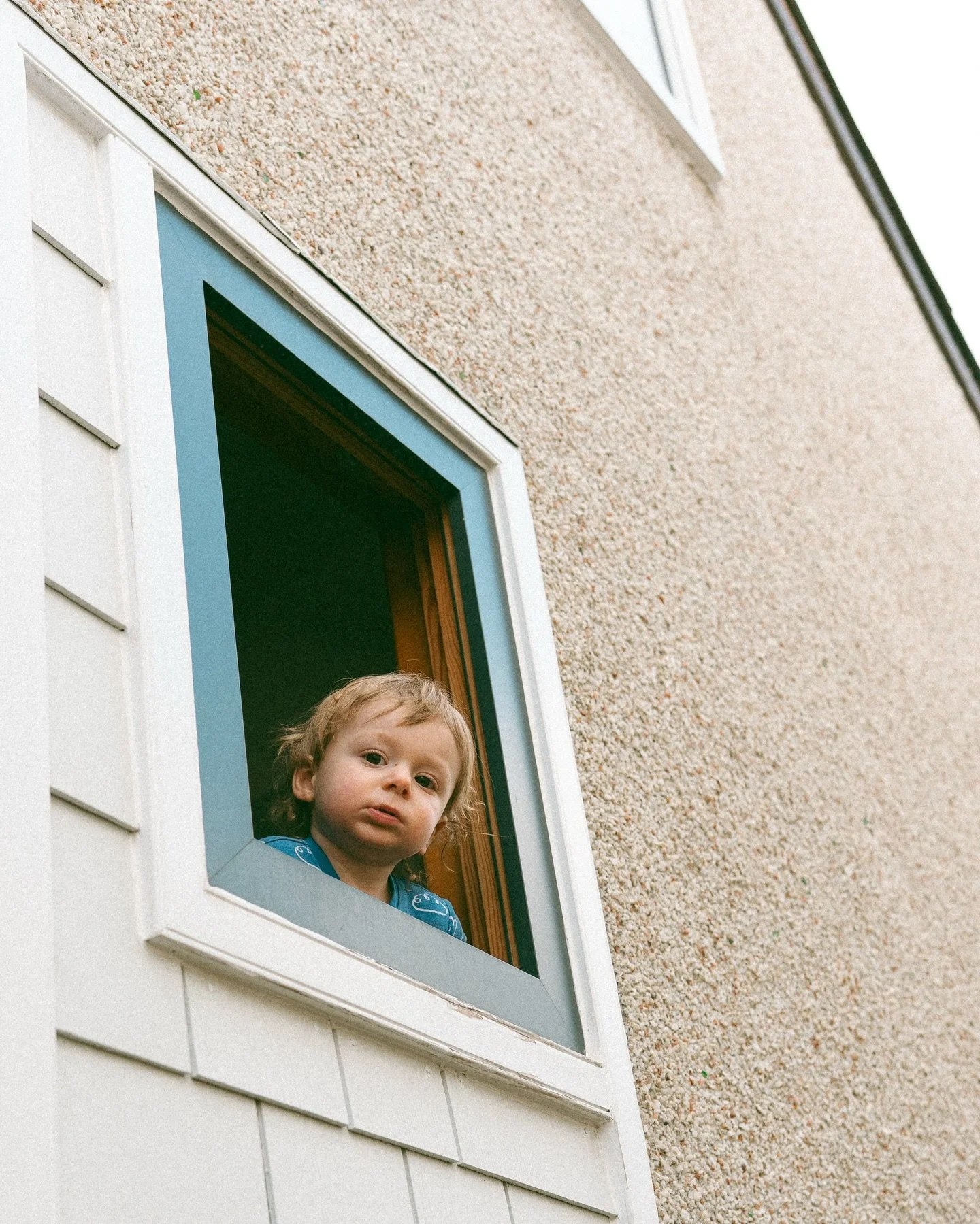 Yesterday felt like spring is finally here. And last weekend we bought this boy a potty! It was 6pm when I took these photos. I came inside to see Isaac helping him look at the neighbour&rsquo;s chickens and immediately went to find my camera. 

He h