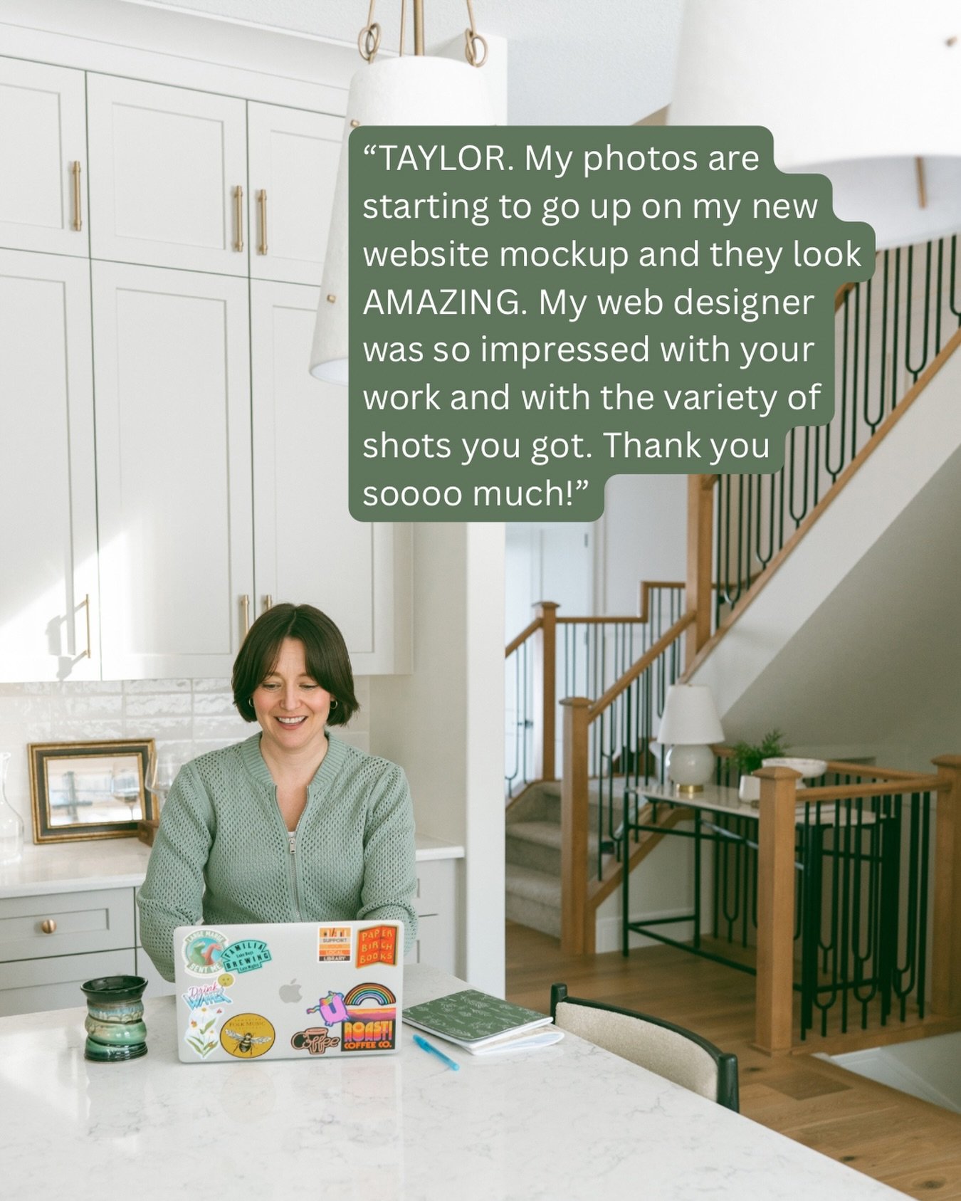 I recieved this text message this week from a client who found and booked me after seeing my recent branding work for tattoo artist @paintbrush.annie ! Her work wasn&rsquo;t even in the tattoo industry! 

Keely from @work_spark wanted photos to help 