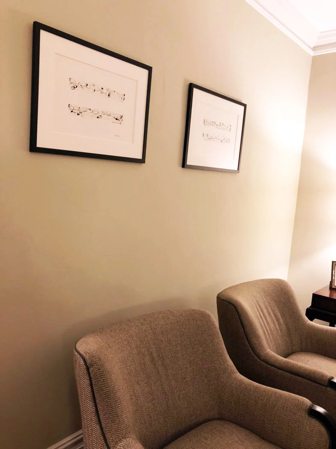 Two Wave Break - preparatory drawings