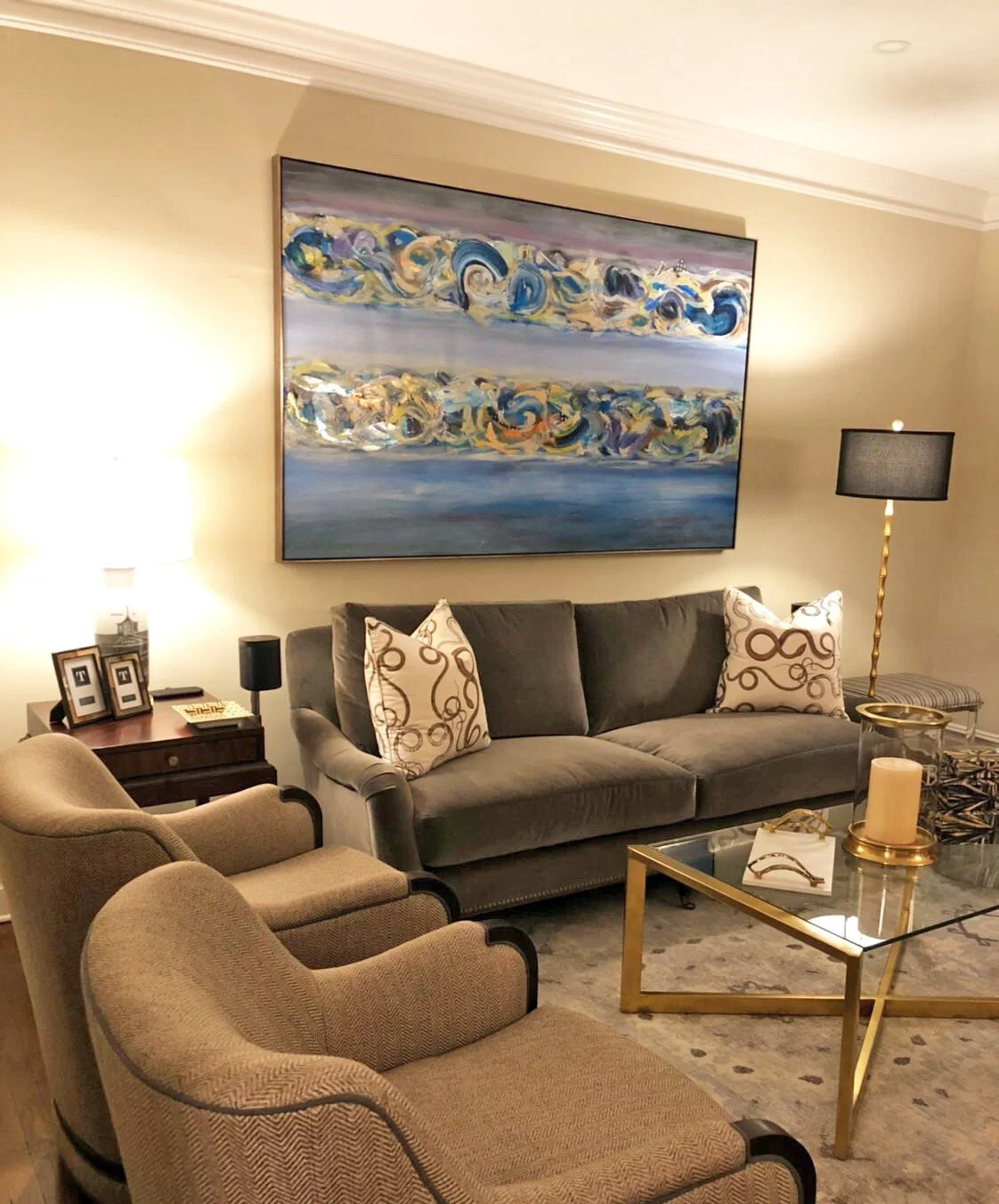 Two Wave Break - installation view