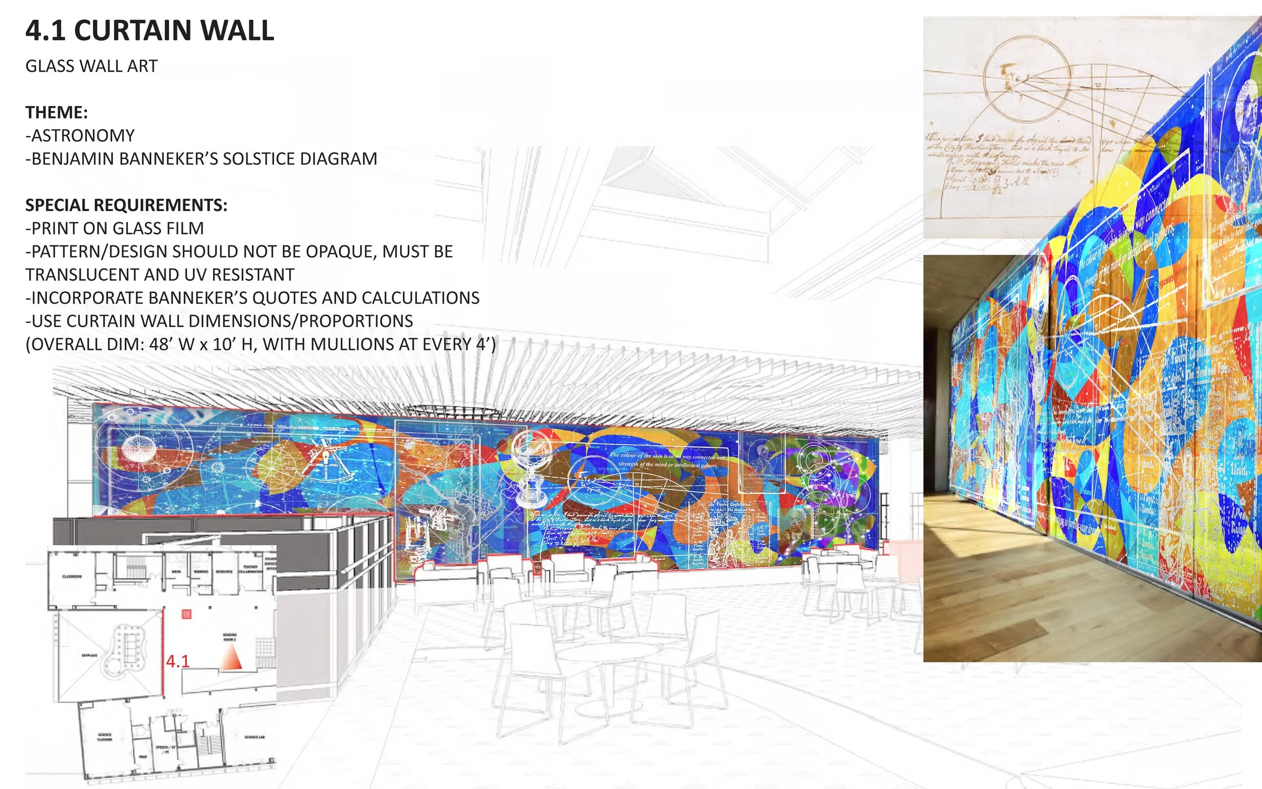 Banneker Curtain Wall - Option A - overview