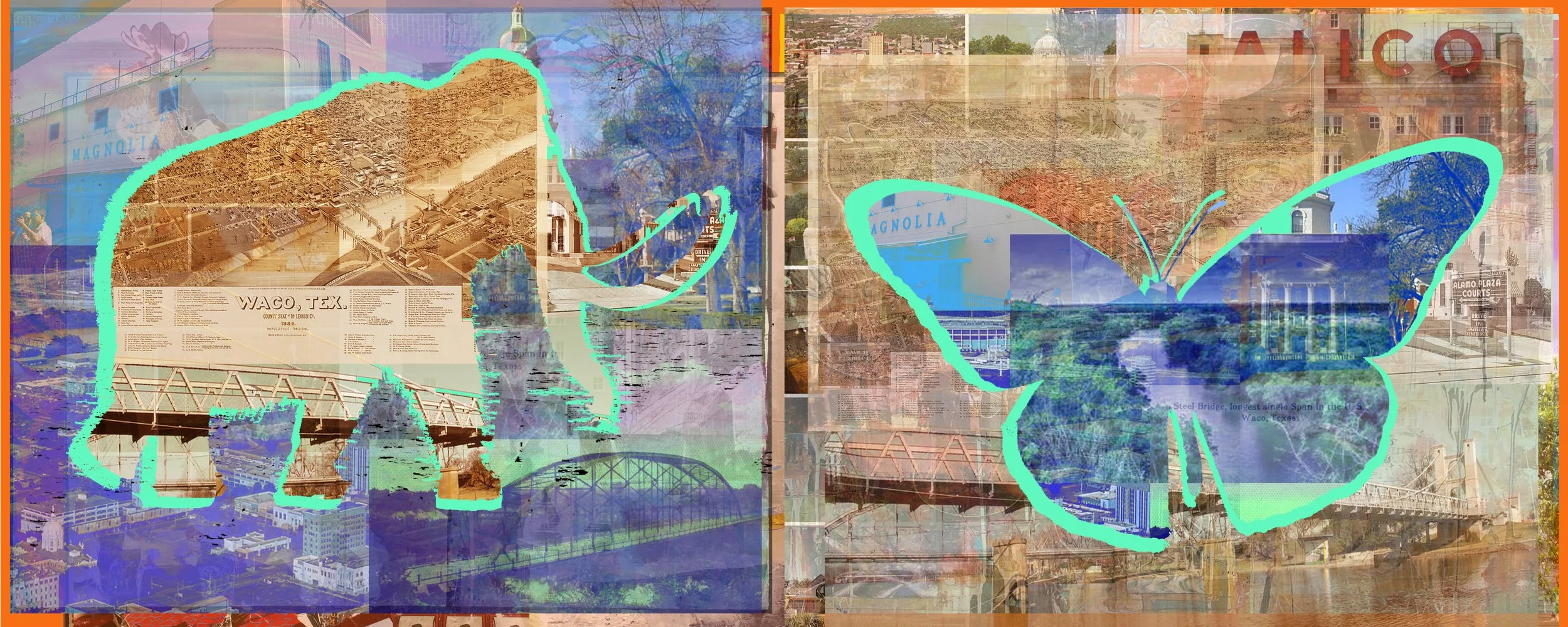 Waco Backdrop Mural - Option A - detail