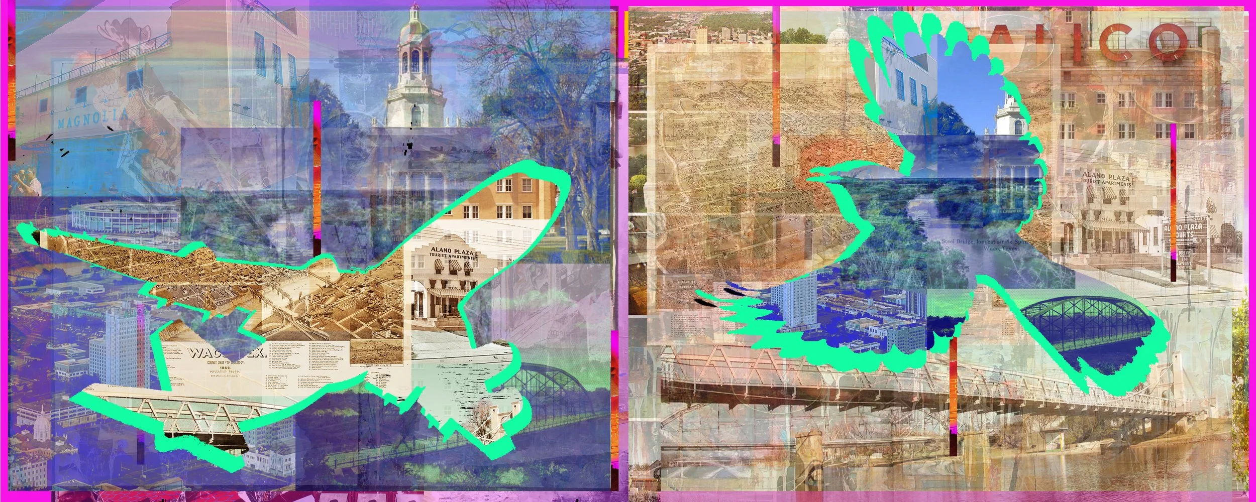 Waco Backdrop Mural - Option C - detail