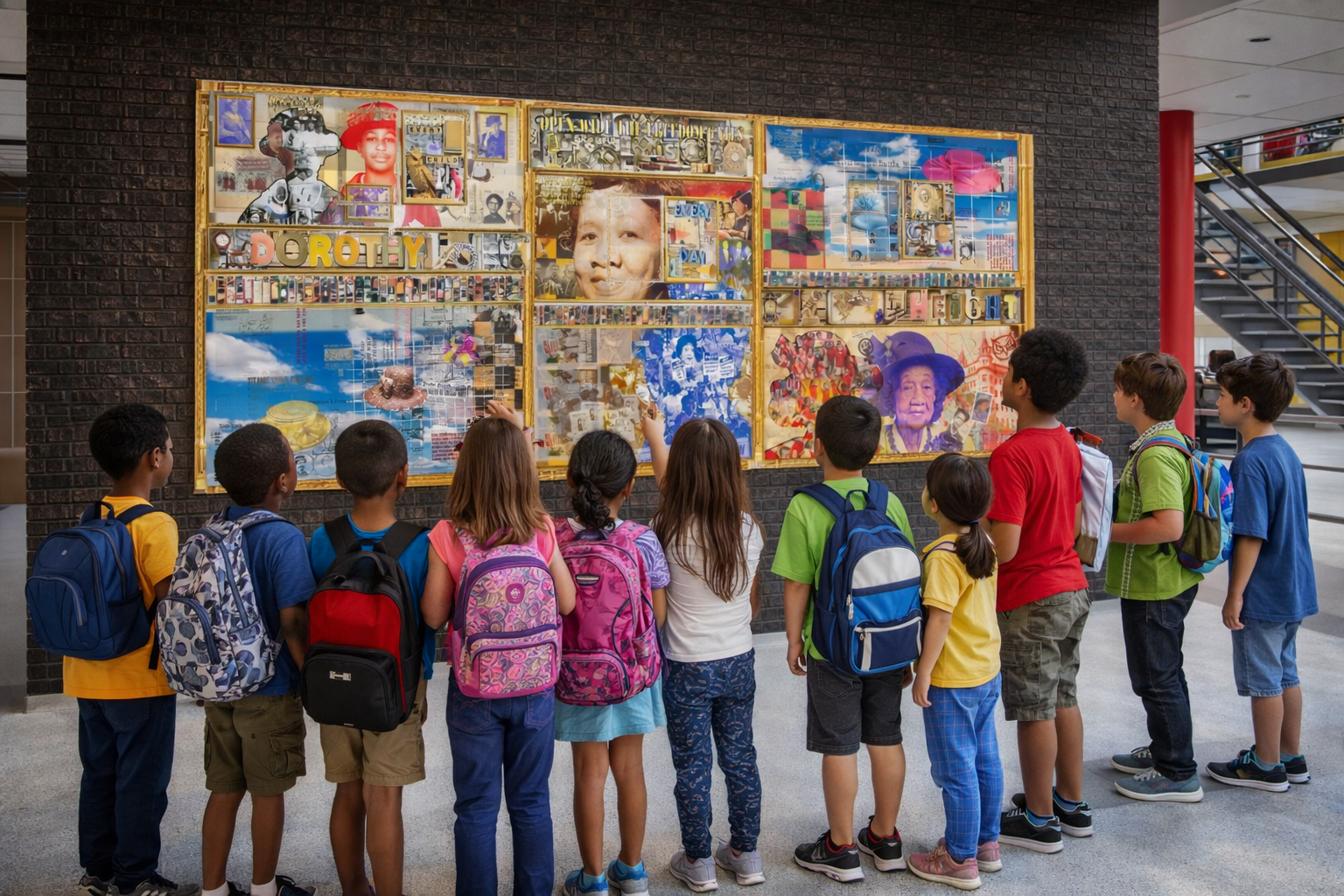 Open Wide the Freedom Gates - proposed installation view