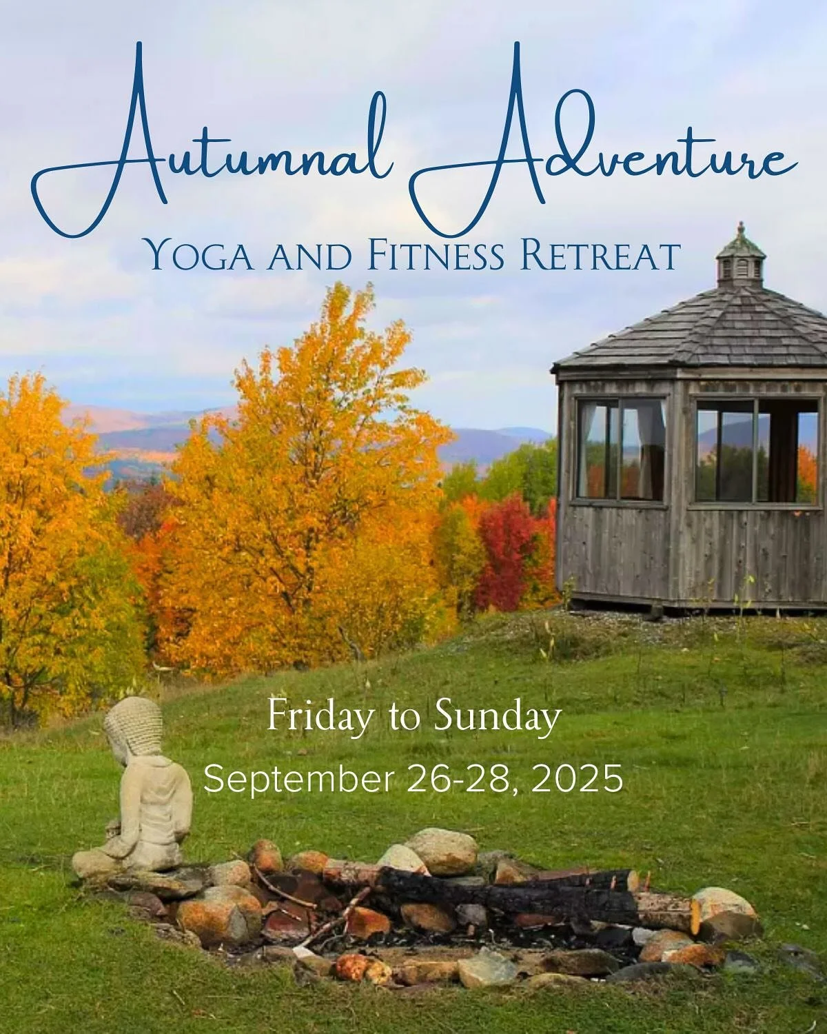 Join us for a dynamic weekend getaway during New England&rsquo;s peak foliage season as part of our Autumnal Adventure: Fall into Balance Retreat 🍂 As the seasons shift, take this opportunity to slow down, reconnect with yourself, and share your pra