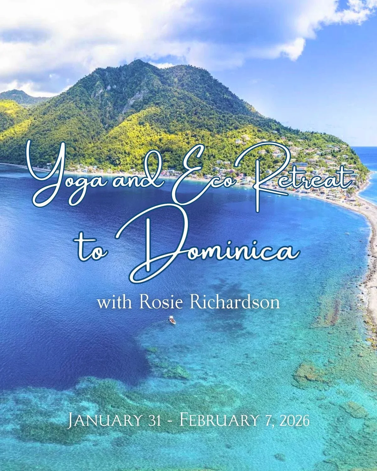 ✈️ Plan your escape to the lush beauty of Dominica &mdash; known as the &ldquo;Nature Island of the Caribbean&rdquo; &mdash; for a week of rejuvenation with Rosie Richardson. 

This immersive 2026 retreat offers a blend of intelligent, grounding yoga