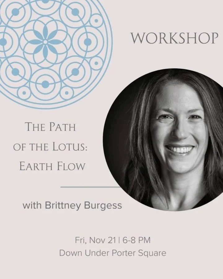 🪷 The lotus flower rises from the mud, nourished by the elements, until it blooms, steady and radiant. Like the lotus, each of us draws strength from the four elements to reach our fullest potential.

🍂 This fall, join Brittney Burgess for The Path