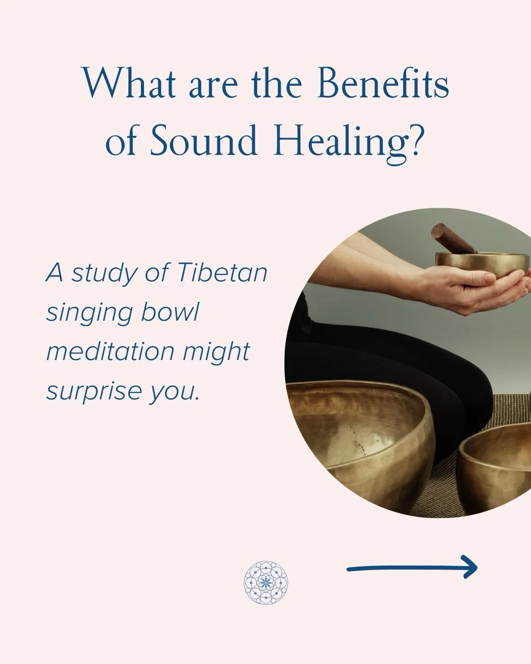 Discover the healing realm of sound 🎶  Sound healing isn&rsquo;t just woo-woo &mdash; research backs its benefits. This observational study found that a 60-minute Tibetan singing bowl meditation helped reduce stress, anxiety, and even physical pain 