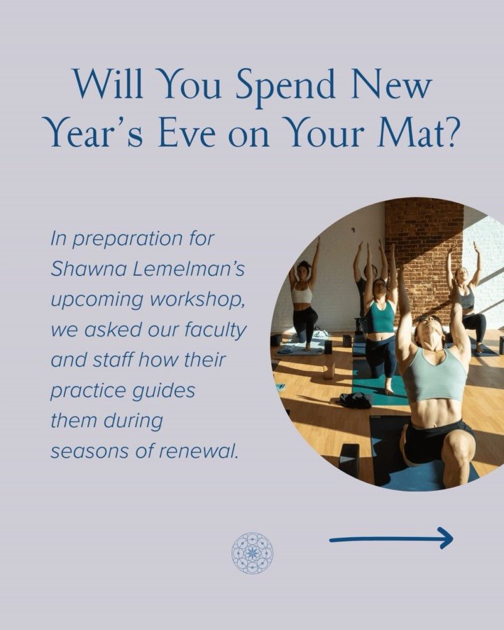 Flow into 2026 with heat, heart, and good vibes 🔥💖🥳 Join Shawna Lemelman on New Year&rsquo;s Eve for Ring out the Old, Ring in the Ohm, a spirited, joyful vinyasa class to move, breathe, and celebrate together in community. Expect sweaty smiles, u