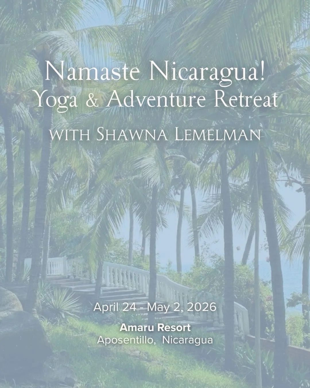 Dreaming of daily yoga in a tranquil open-air shala and sunrise meditations by the Pacific? This upcoming all-inclusive retreat with Shawna Lemelman blends movement, adventure, soulful connection, and pure relaxation 🌊

You can expect to experience: