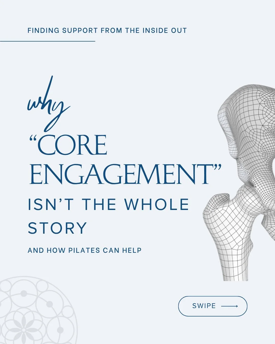 What if &ldquo;engaging your core&rdquo; is actually oversimplifying how the body works? 🤯 Most of us were taught to brace, grip, or &ldquo;tighten the abs&rdquo; without ever learning about the deeper support system underneath it all 🩻

In Finding