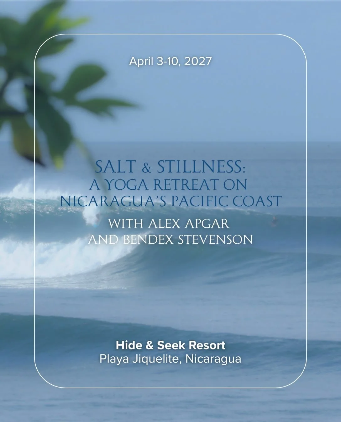 When Alex &amp; Bendex lead a retreat, you show up 🤠🌊😎 Next April, carve out seven days on Nicaragua&rsquo;s Pacific coast with two of Down Under&rsquo;s most beloved teachers, bringing the same warmth and playfulness you know from home to a beach
