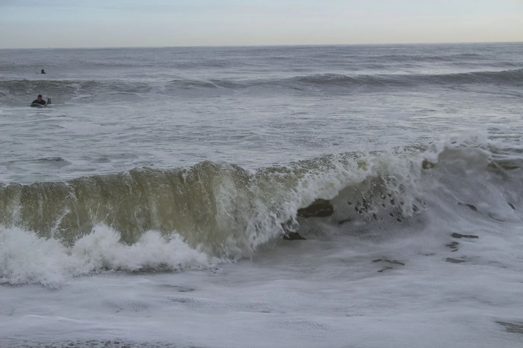 In comes the surf.