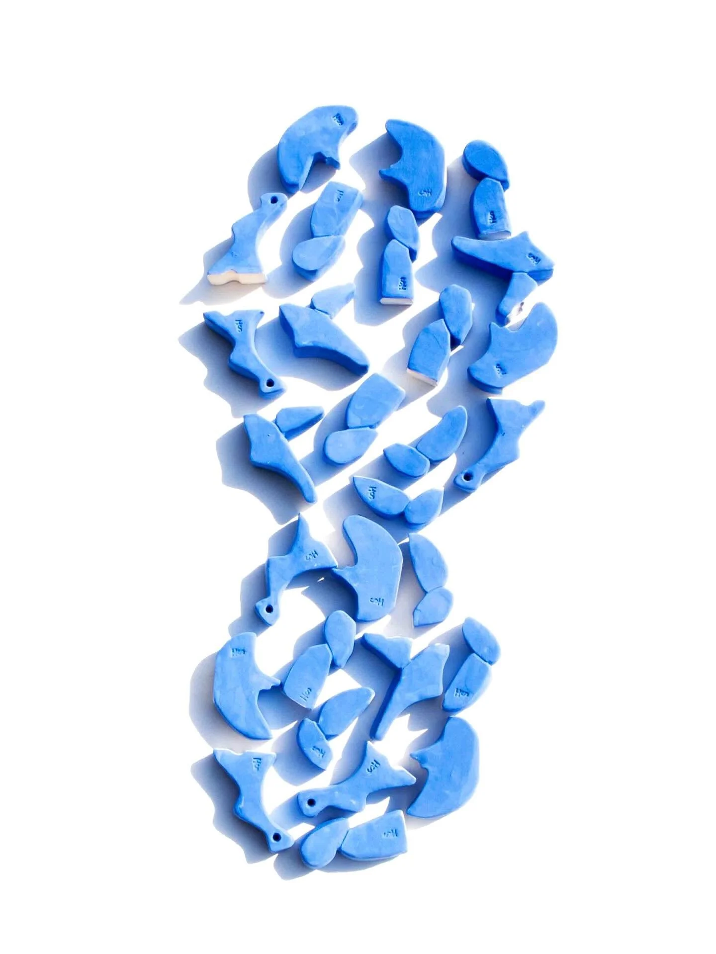 I was commissioned by New Balance Lifestyle to create a sculptural response to the new Abzorb 2000 silhouette, developed for the Copenhagen activation marking the launch of the shoe.

Inspired by the fluid geometry of the outsole, I created five scul