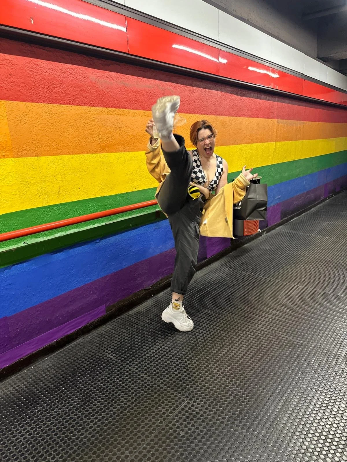 Cute Subway Wall In Italy