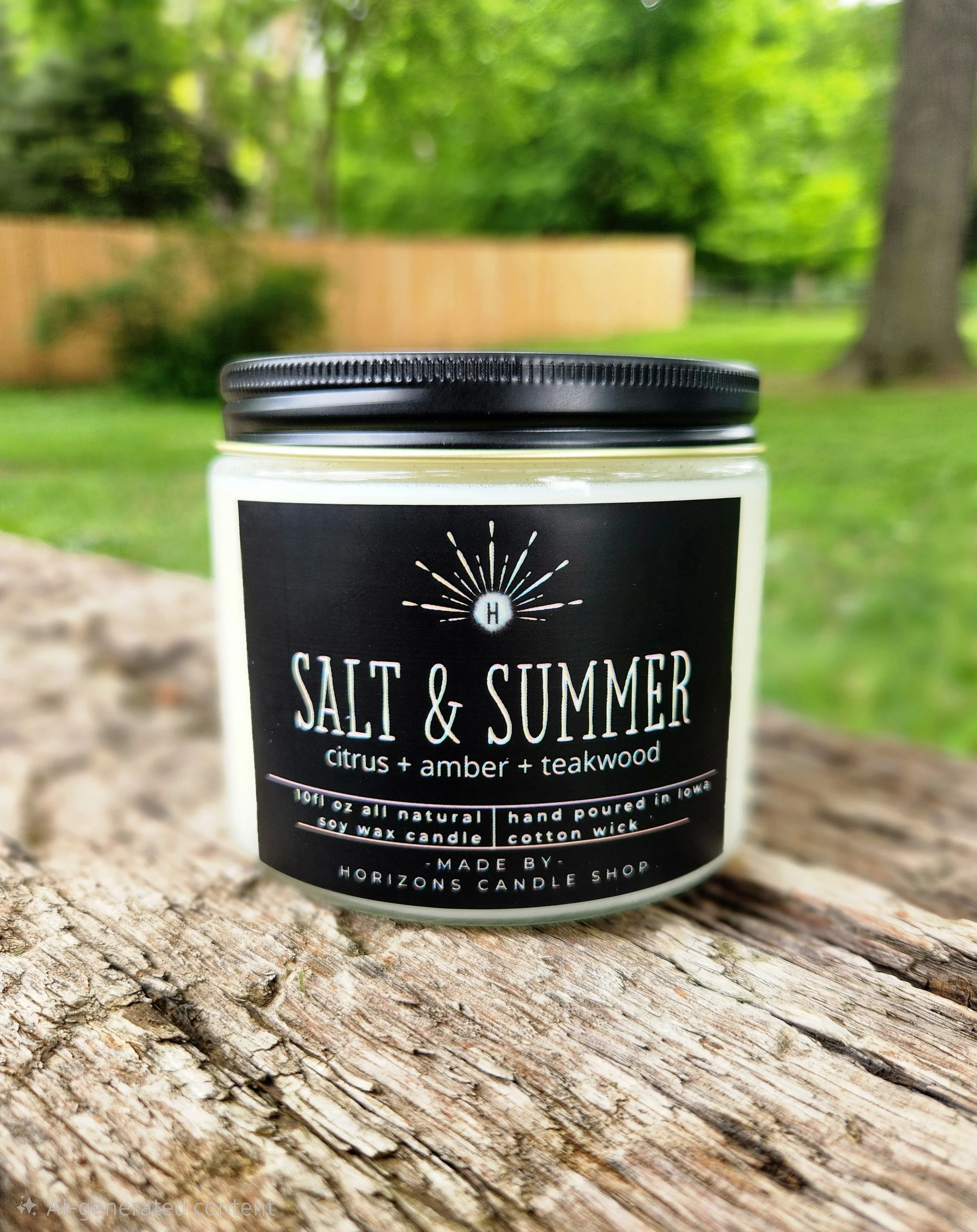 Salt & Summer 12oz Jar Candle