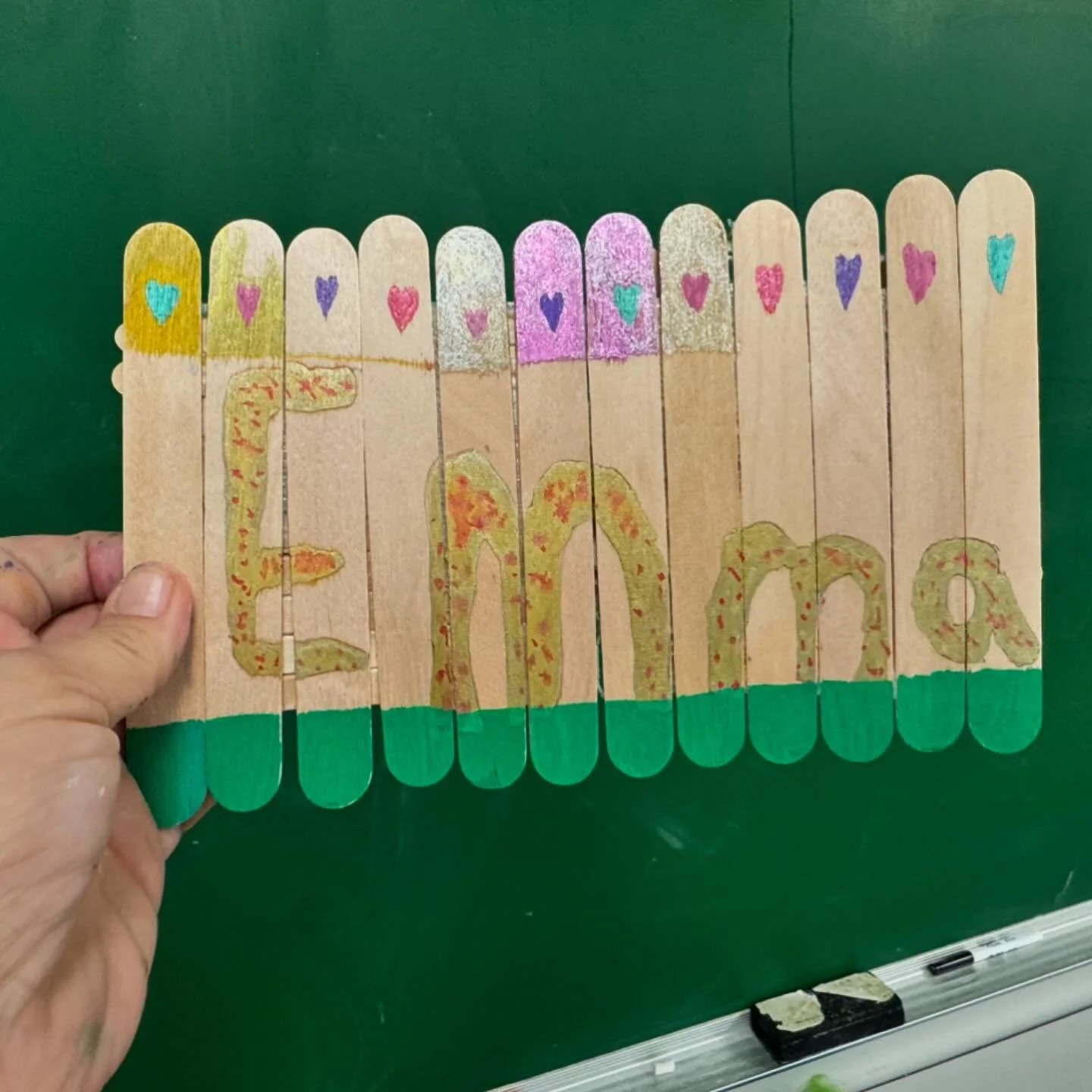 Little popsicle stick graffiti fences are getting little felted blocks of grass to sit on. 
.
.
.
.
.
.
.
#gettingcrafty #thirdgrade #arteducation #expressyourself #howweexpressourselves #ibpypart #artclass #funartclass #needlefelting #feltingwithkid