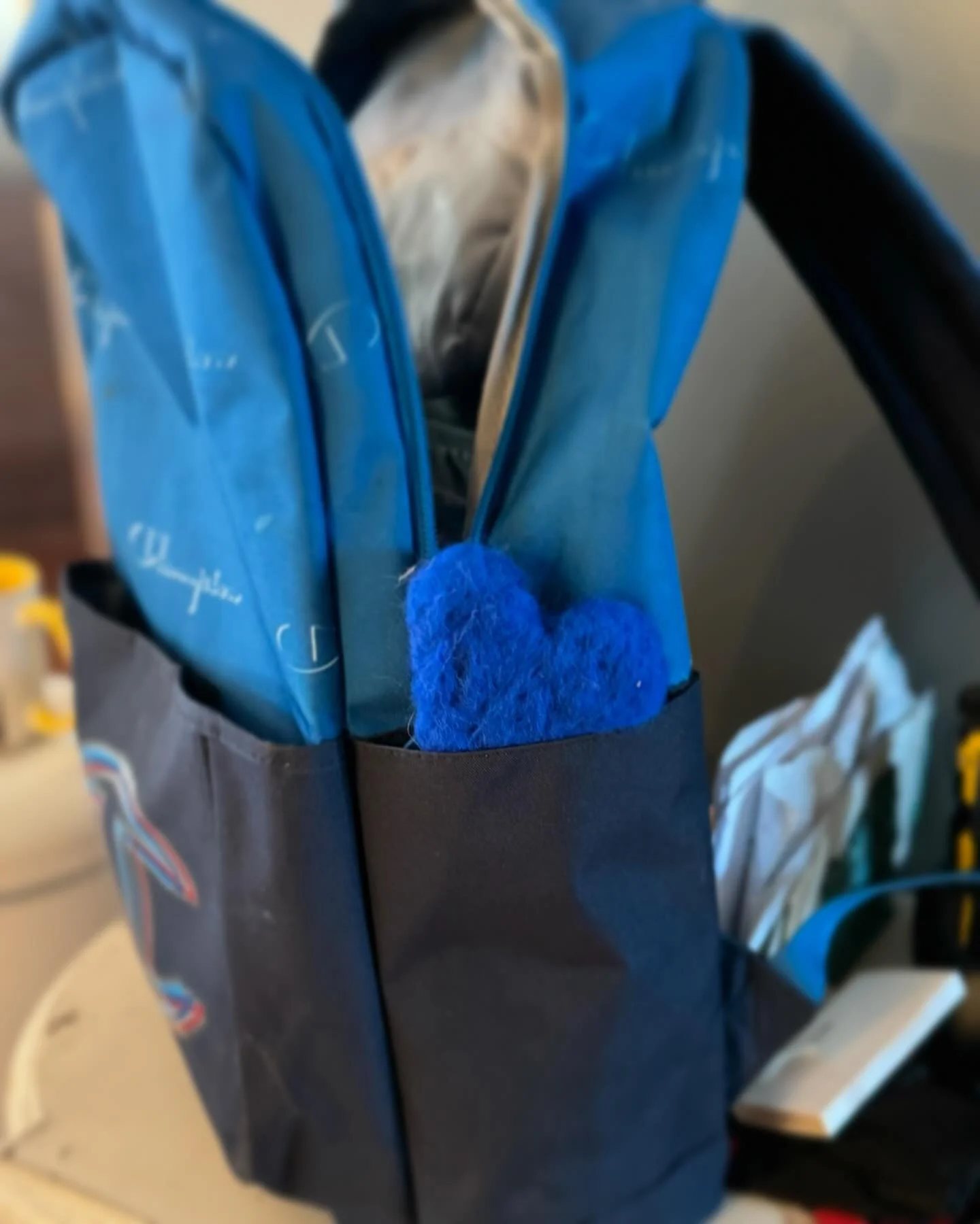 I gave my son a little pocket hug this week to help him feel connected and safe while he is at school. The collective anxiety in my house is way above baseline this month. We should probably all have a hug in our pockets all the time, but especially 